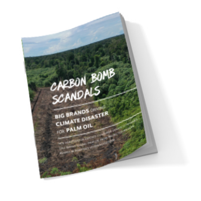 Carbon Bomb Scandals: Big Brands Driving Climate Disaster for Palm Oil