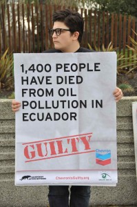 1400 people have died from Chevron's oil pollution in Ecuador