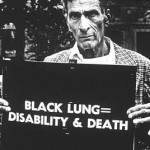 Miner campaigning for black lung safety and compensation