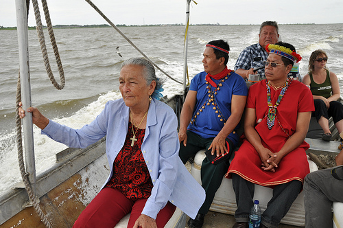 On the Boat to Bay Baptiste
