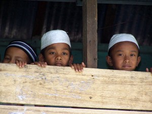 Children in Aceh, Sumatra, Indonesia. Photo: Vanina W.