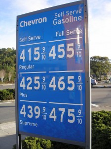 Chevron gas prices. Photo by Flickr user romleys. 