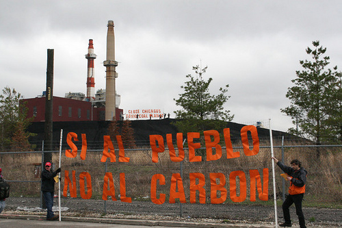 Si al pueblo, no al carbon.