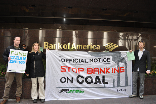 Bank of America funding coal