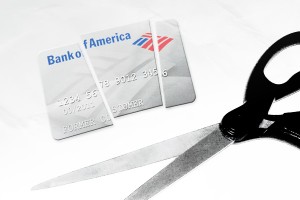 Bank of America Cut Card
