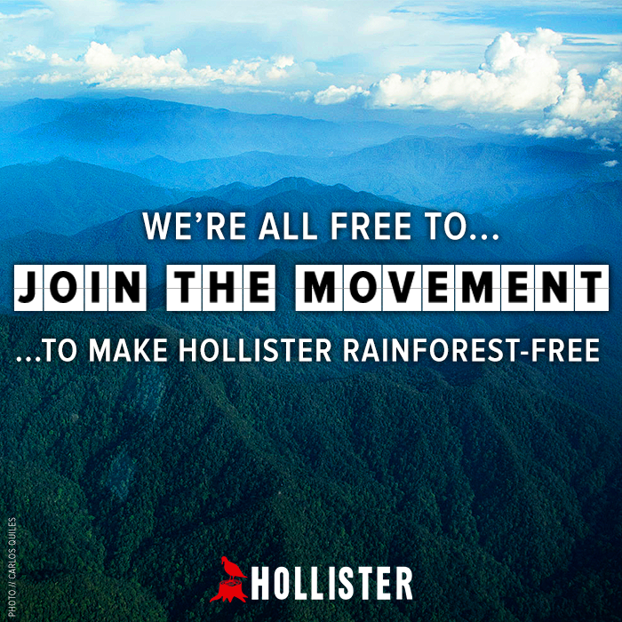 Join a real movement for rainforest-free fashion
