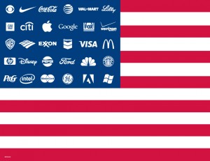 Corporate America flag