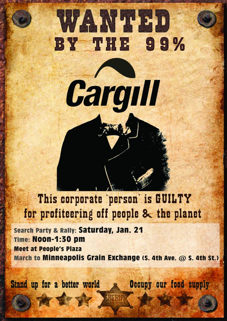 Wanted: Mr. Cargill