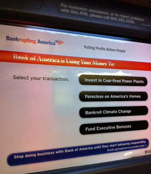 Bank of America ATM gets brandjammed