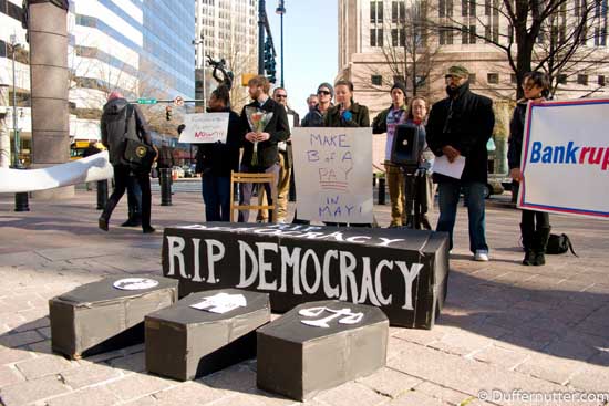Funeral for Democracy Charlotte, NC