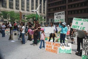 Chicago environmental justice groups protest coal-fired power in their city