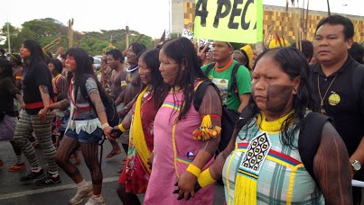 National Indigenous Mobilization in Brasilia, Photo by Maira Irigaray