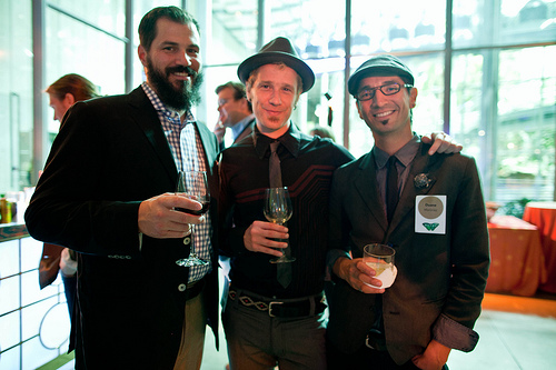 Brent Maness, RAN Communications Manager Laurel Sutherlin, and activist Duane Martinez