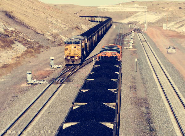 Coal Trains in Campbell County USA