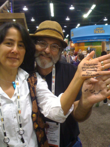 Paul Stamets and wife Dusty Yao take a stand against Conflict Palm Oil. 