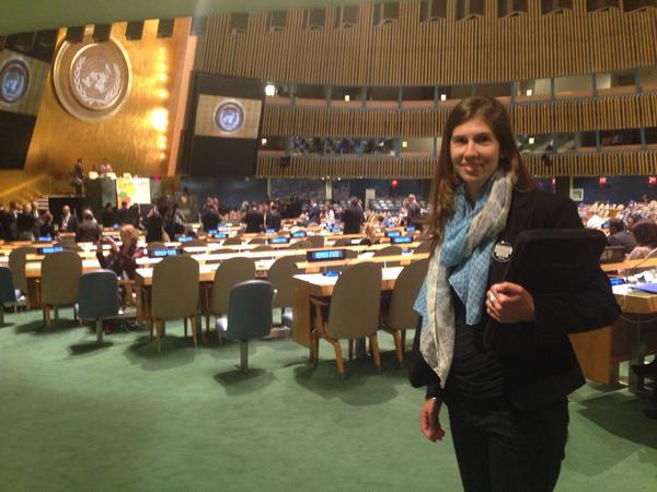 Lindsey Allen at UN Climate Summit