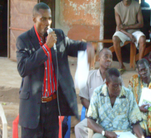 RAN_Ghana_3 RAN Ghana's John F. Akwetey speaks at the Pokuase forum
