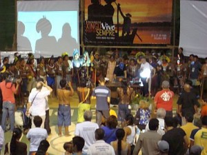 Opening Circle at Xingu Encounter